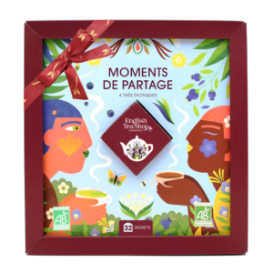 coffret de thé "moments de partage" 32 sachets bio