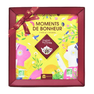 coffret cadeau de thé 32 sachets "Moments de bonheur"