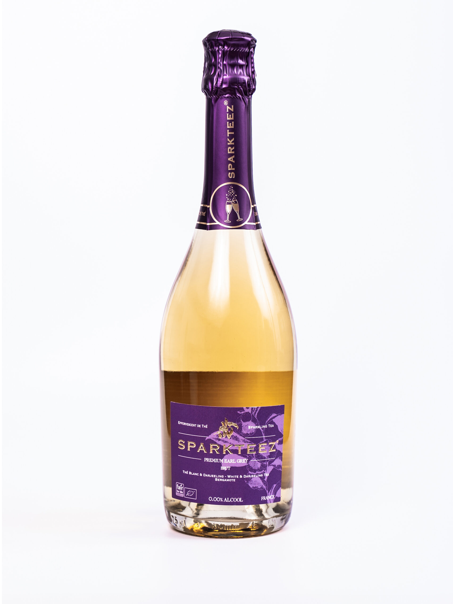 Sparkteez Cuvée Premium Earl Grey thé pétillant bio bouteille 75cl