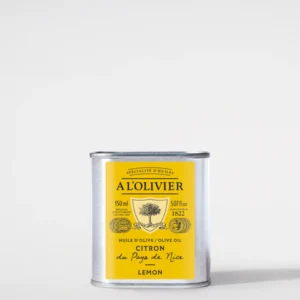 Huile d'olive infusée au citron du Pays de Nice A l'Olivier - boîte 250ml