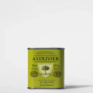 Huile infusée à l'ail des Ours dans une bouteille métallique de 150ml