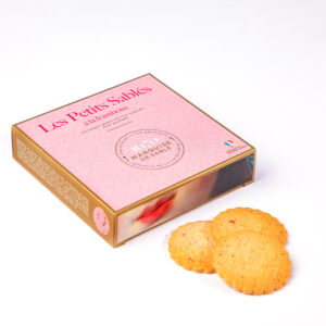 Biscuits Sablés artisanaux à la framboise la Sablésienne vendus par Halmahera