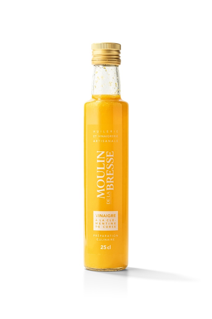 Vinaigre à la purée de clémentine de Corse en format 25cl