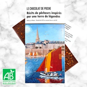 le chocolat de poche bio tablette chooclat au lait caramel