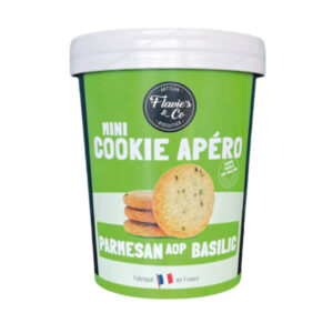 cookies au parmesan et basilic idéals pour l'apéro 100g