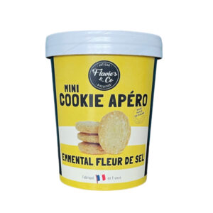 Mini cookies à l'emmental et fleur de sel idéals pour l'apéro 100g