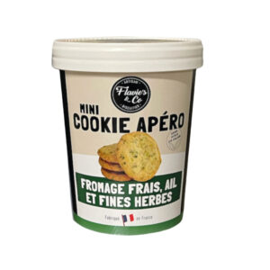 Mini cookies au fromage frais ail et fines herbes idéals pour l'apéro 100g