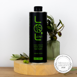 huile d'olive picholine de Provence fruité mur goût subtil 75cl