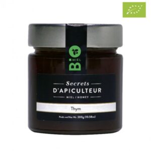 Miel de thym grec bio liquide, bon pour les défenses immunitaires et les maux de gorge