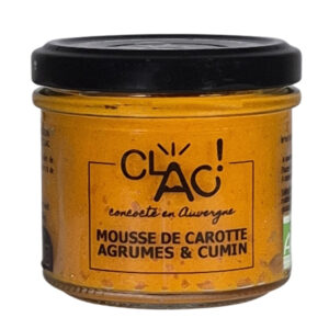 Mousse aux carottes agrumes et au cumin idéale pour l'apéritif