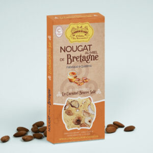 nougat tendre au caramel beurre salé 80g