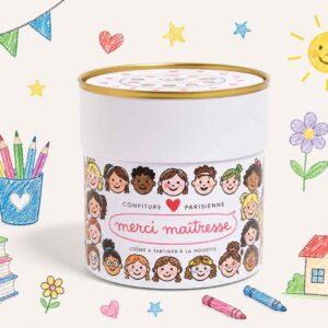 Pâte à tartiner Merci Maîtresse à la noisette 250g cadeau de fin d'année scolaire