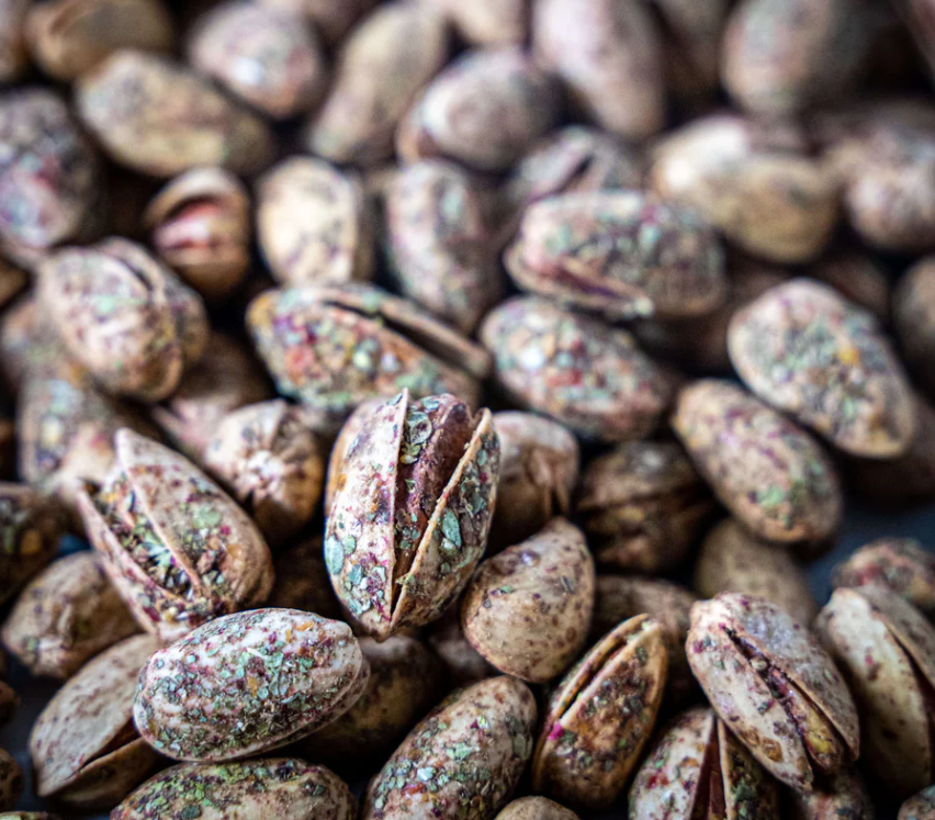 pistaches au zaatar bio herbacées et citronnées pour vos apéritifs