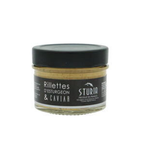 rillettes d'esturgeon au caviar idéal pour l'apéritif