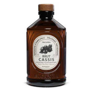 Sirop de cassis biologique Bacanha flacon 40cl