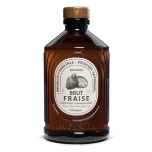 Sirop de fraise biologique Bacanha flacon 40cl