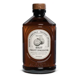 Sirop de fruit de la passion biologique Bacanha flacon 40cl