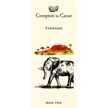 tablette chocolat noir de Tanzanie 70% 80g