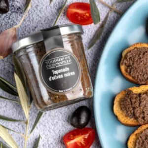 tapenade aux olives noires idéale pour l'apéritif 90g