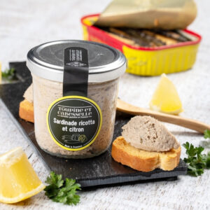 sardinade au ricotta et citron idéale pour l'apéritif 90g