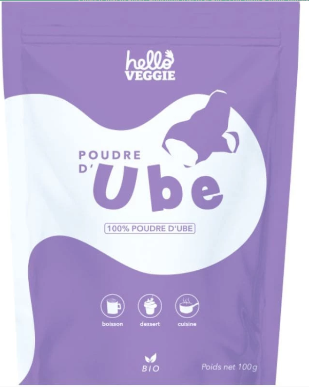 Poudre d’ube violette Bio - 100g – Image 2