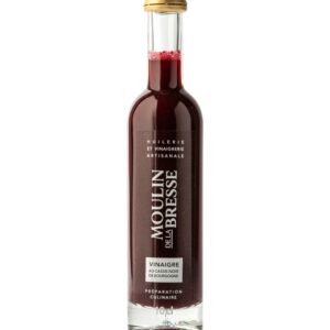 vinaigre au cassis de Bourgogne artisanal en bouteille