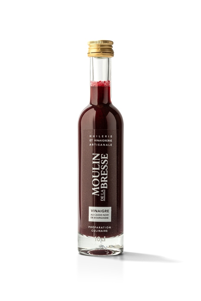 vinaigre au cassis de Bourgogne artisanal en bouteille