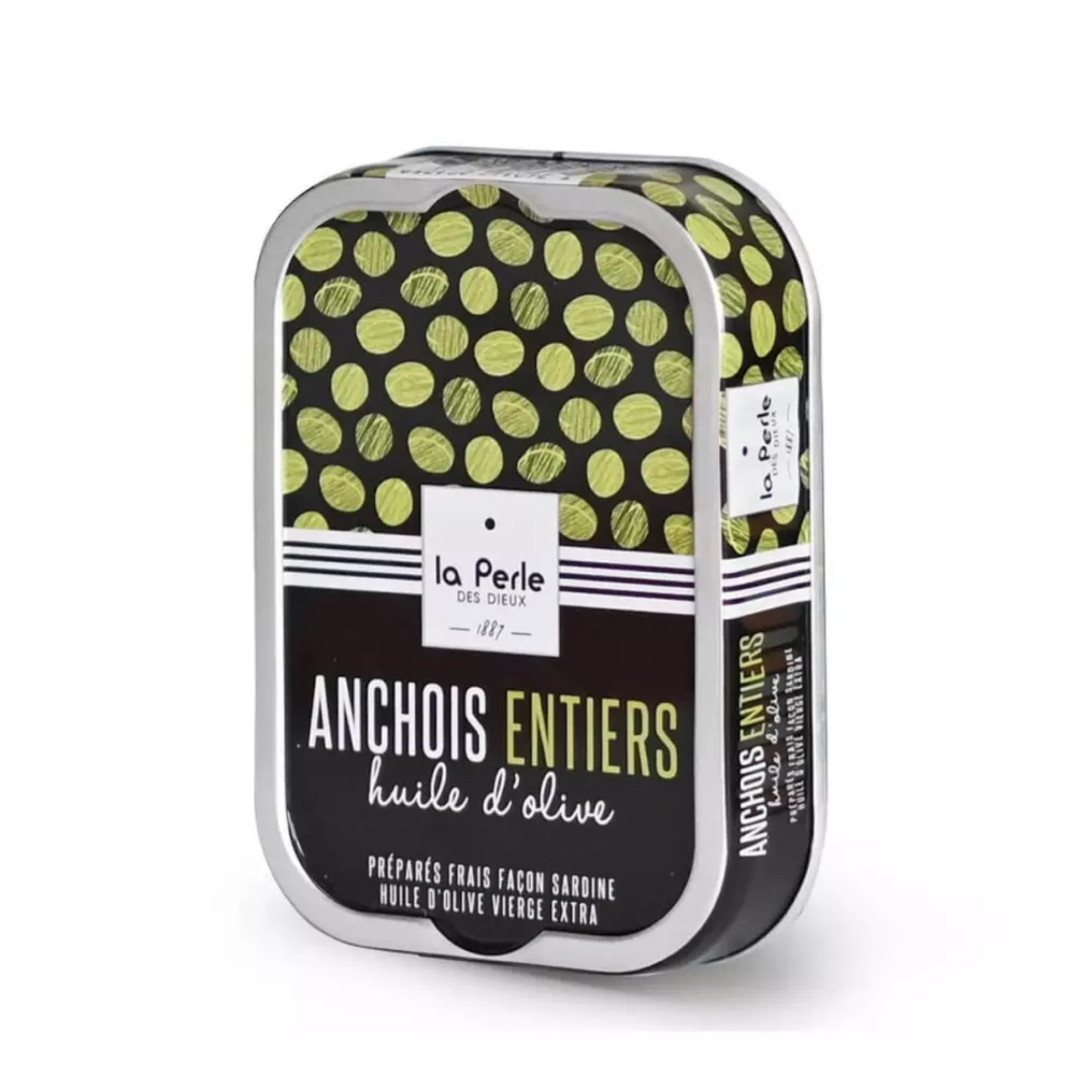 Anchois entiers à l'huile d'olive idéals pour l'apéritif