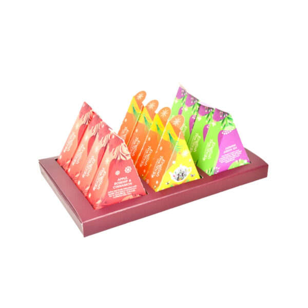 coffret sélection ensoleillée de 12 sachets de thés et infusions