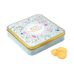 Coffret élégant de 4 parfums de biscuits sablés artisanaux la Sablésienne par Halmahera
