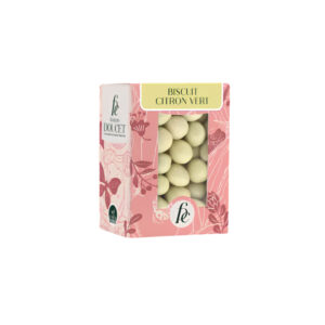 Biscuit au citron vert enrobé de chocolat blanc de chez "François Doucet"