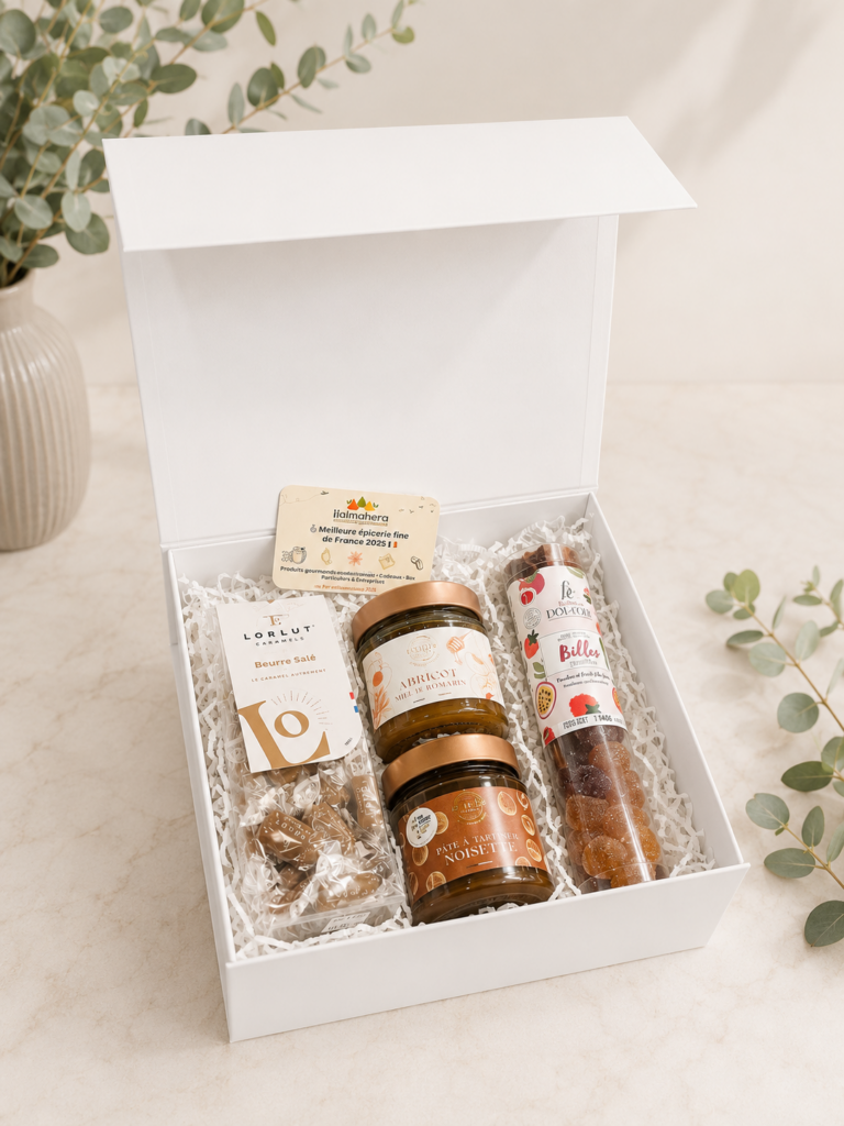 coffret cadeau sur mesure gourmand par Halmahera